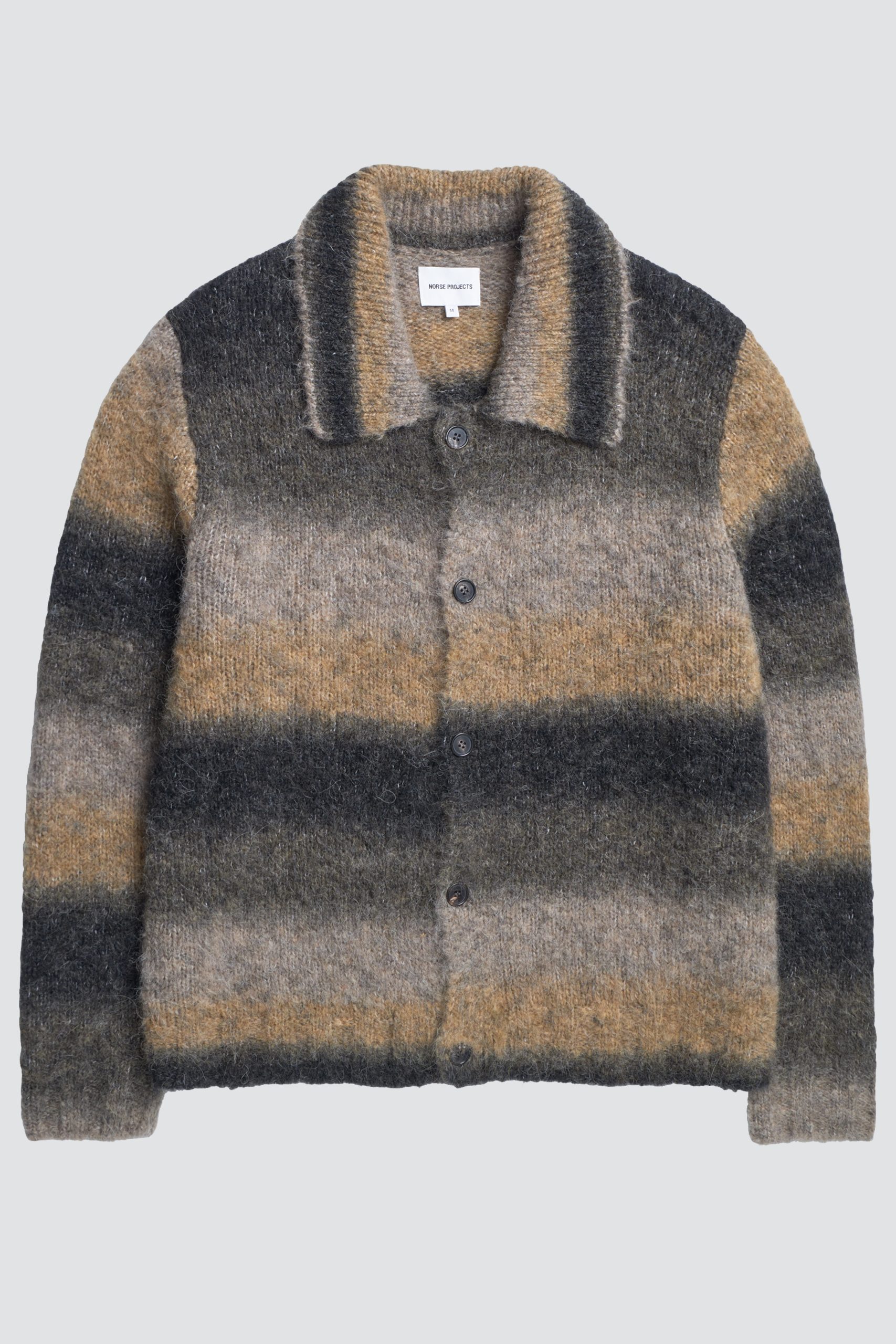NORSE PROJECTS ERIK Gradient Alpaca wool Jacket Utility khaki