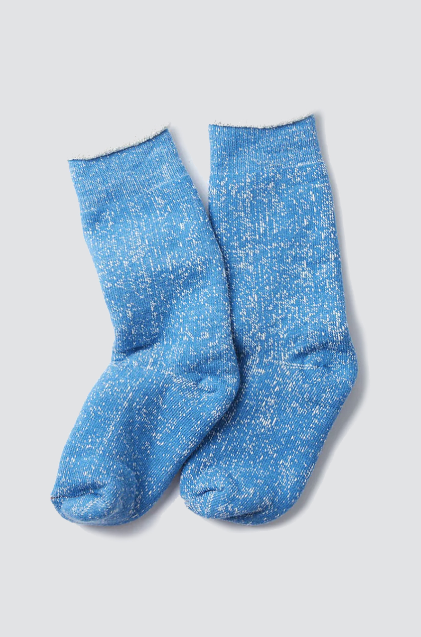 ROTOTO Double Face Crew Socks Blue