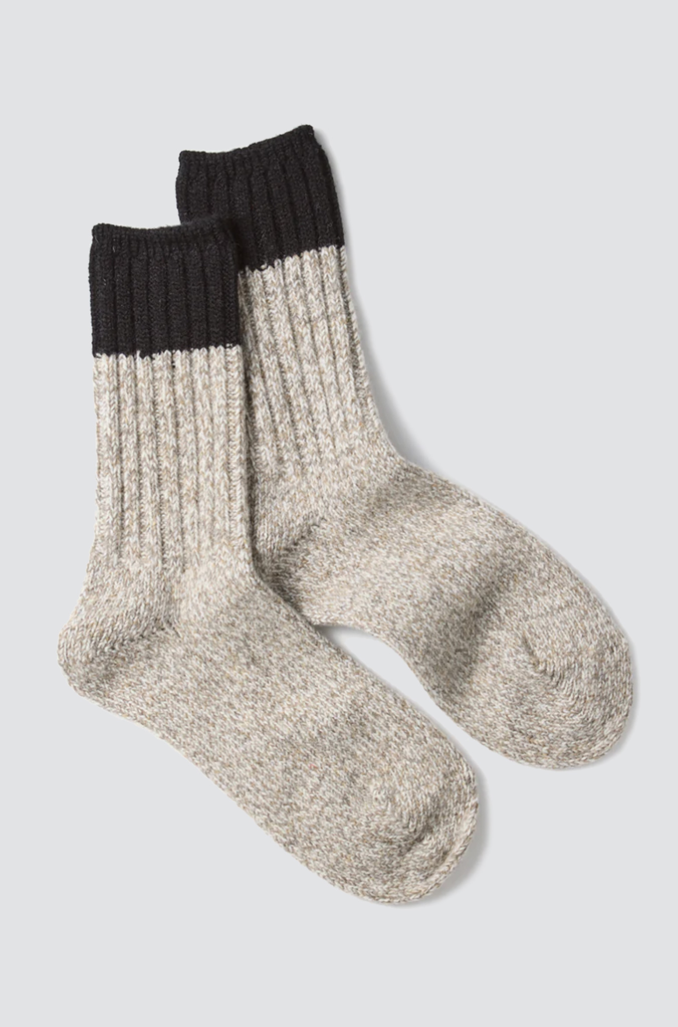 ROTOTO Merino Wool Ragg Socks Black