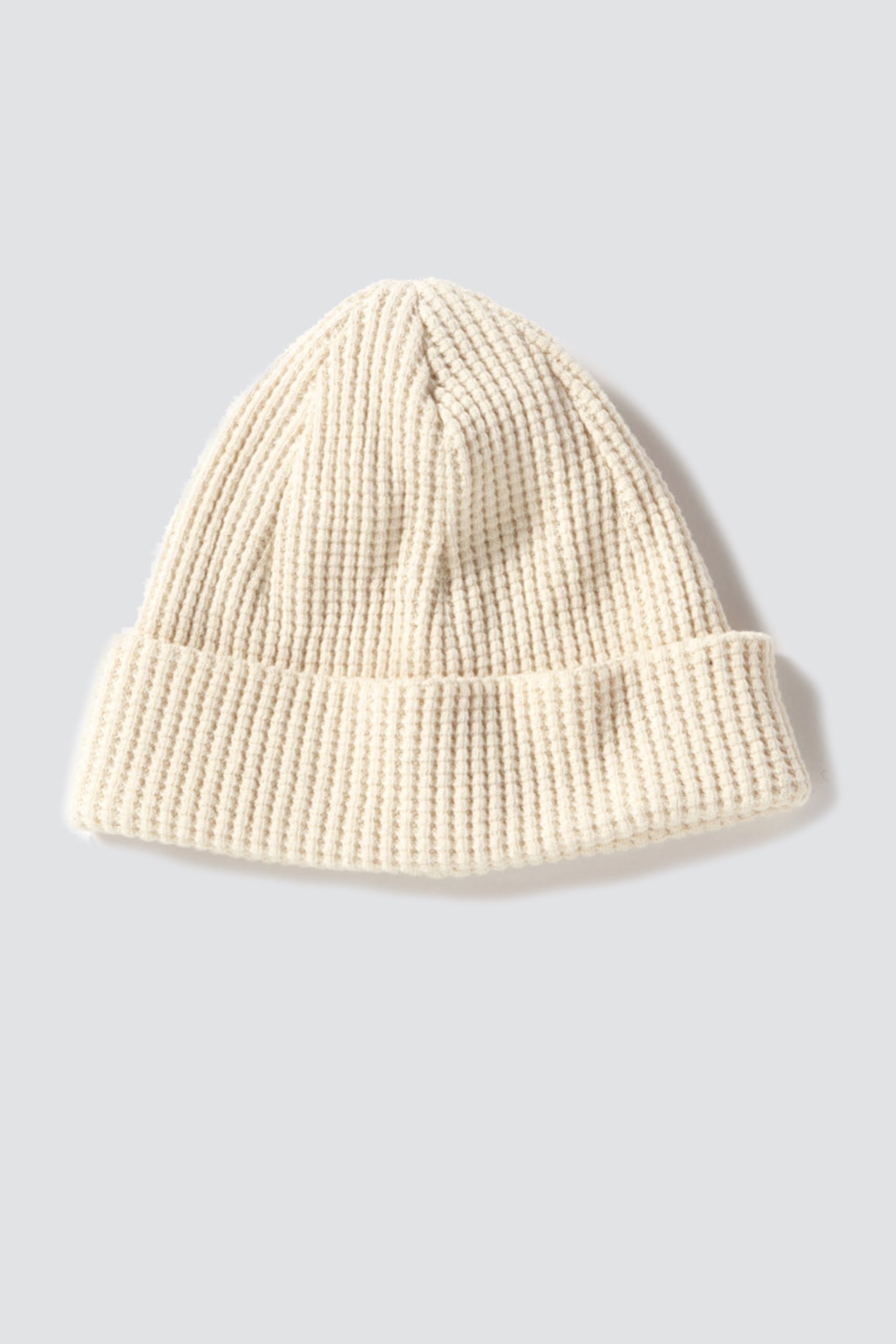 JACKMAN WAFFLE Knit Cap Ivory