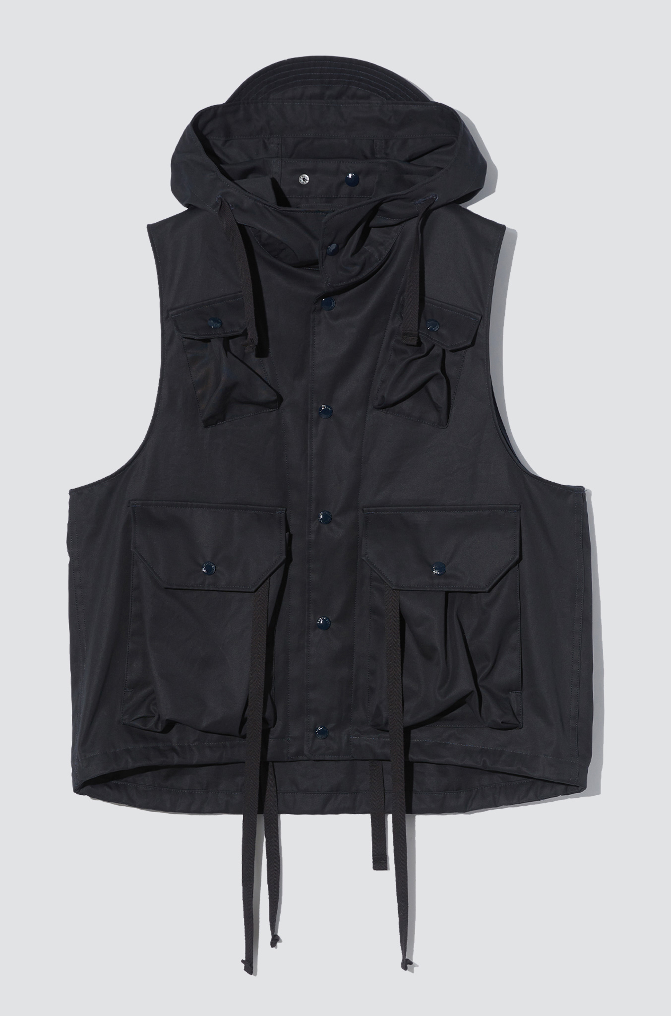 ENGINEERED GARNMENT FIELD Vest Dk navy Cotton ventile Twill