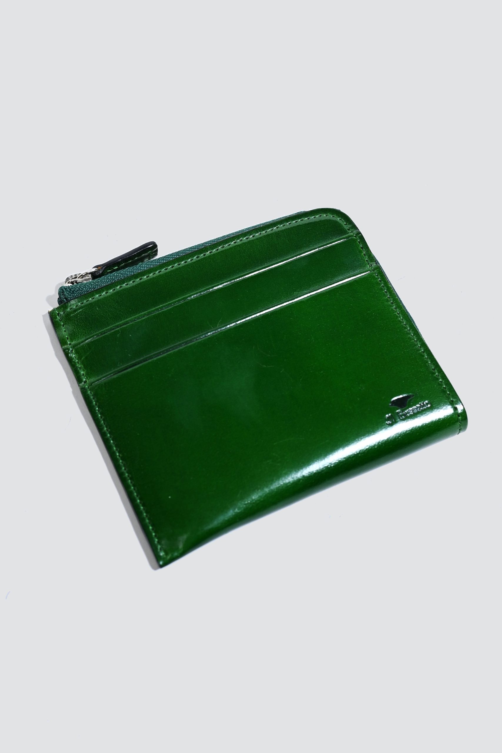 IL BUSSETTO Small zippy wallet Green