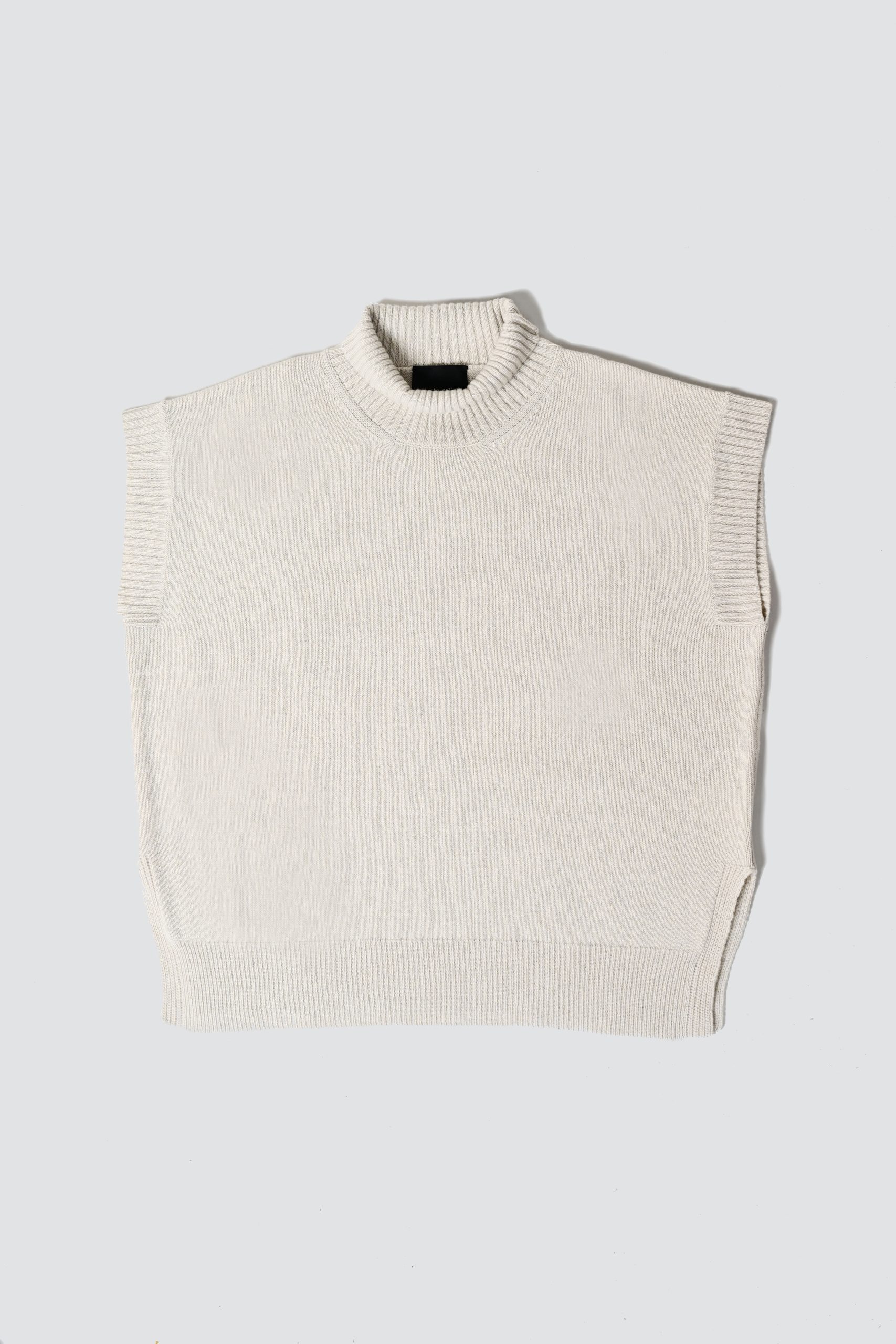 ROBERTO COLLINA LINO KNIT SLIPOVER Ecru