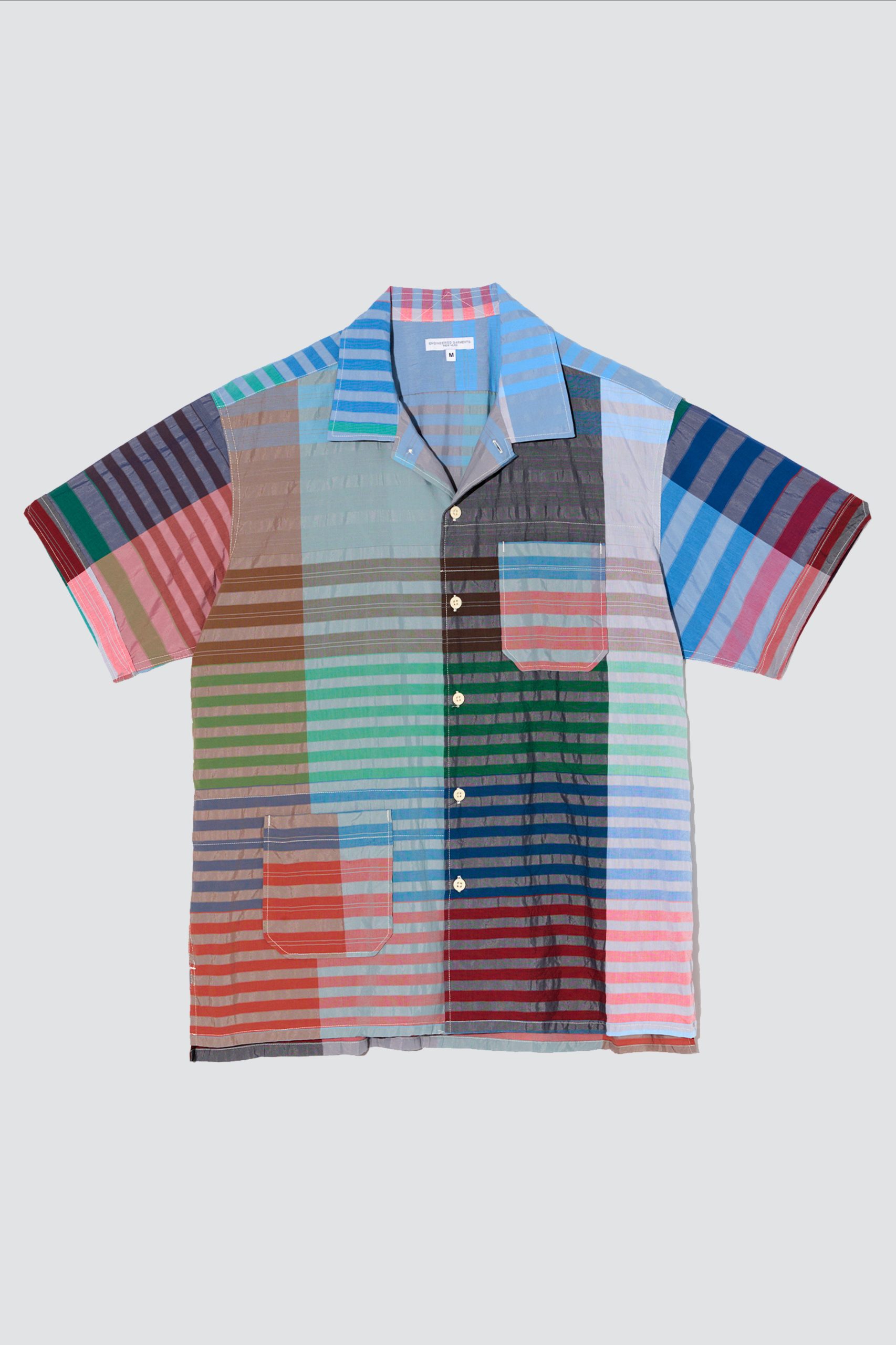 ENGINEERED GARMENTS CAMP Shirt Multi Color CP Big Plaid