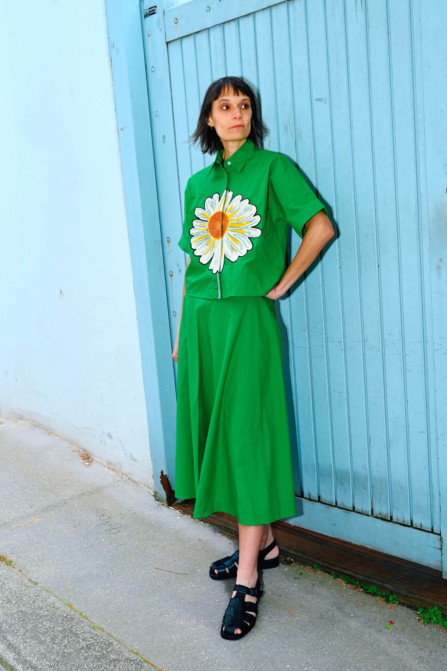 MII Shirt ALBA Marguerite Green