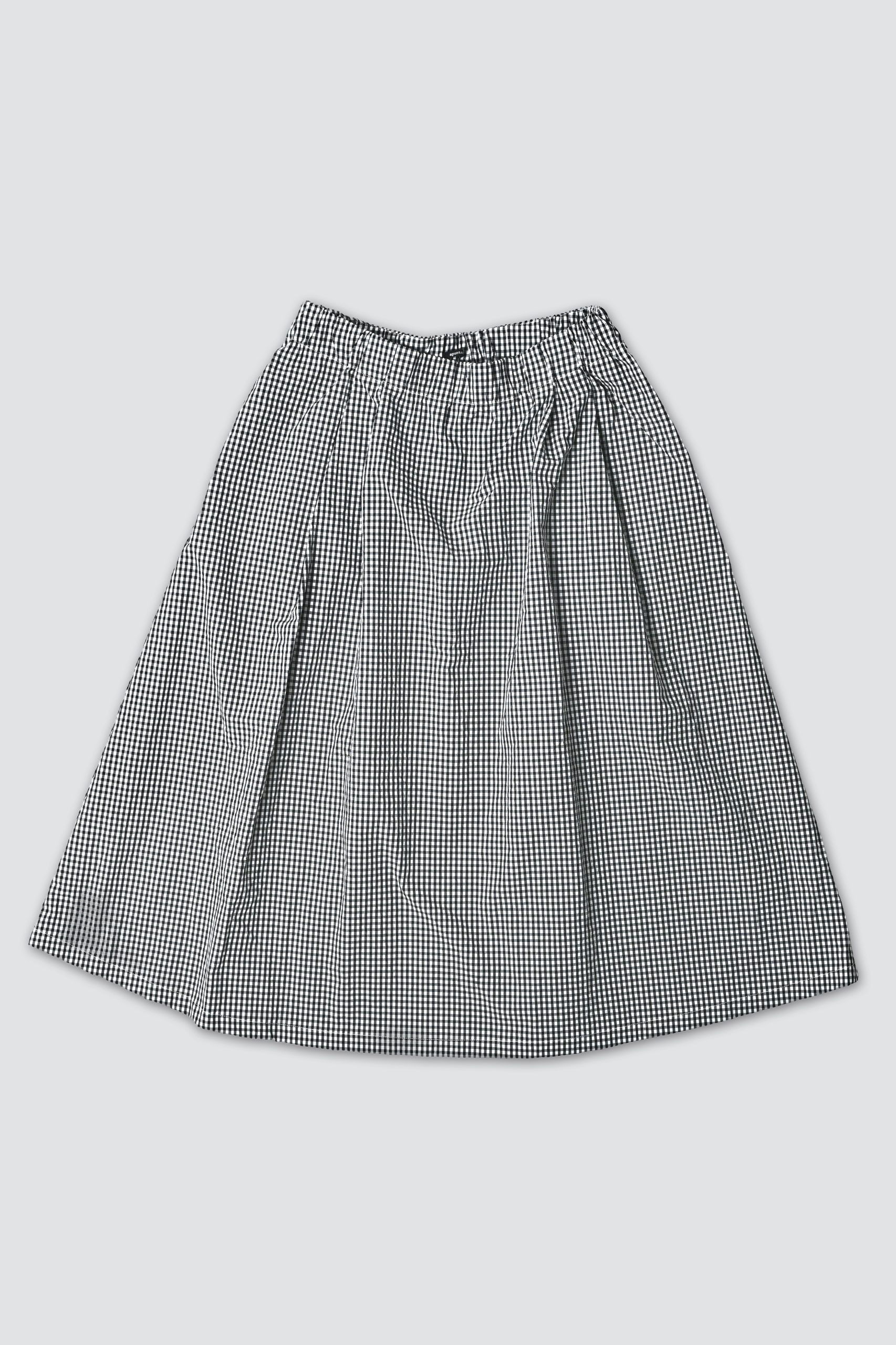 APUNTOB P1975/ TS959 Skirt Vichy popeline Black