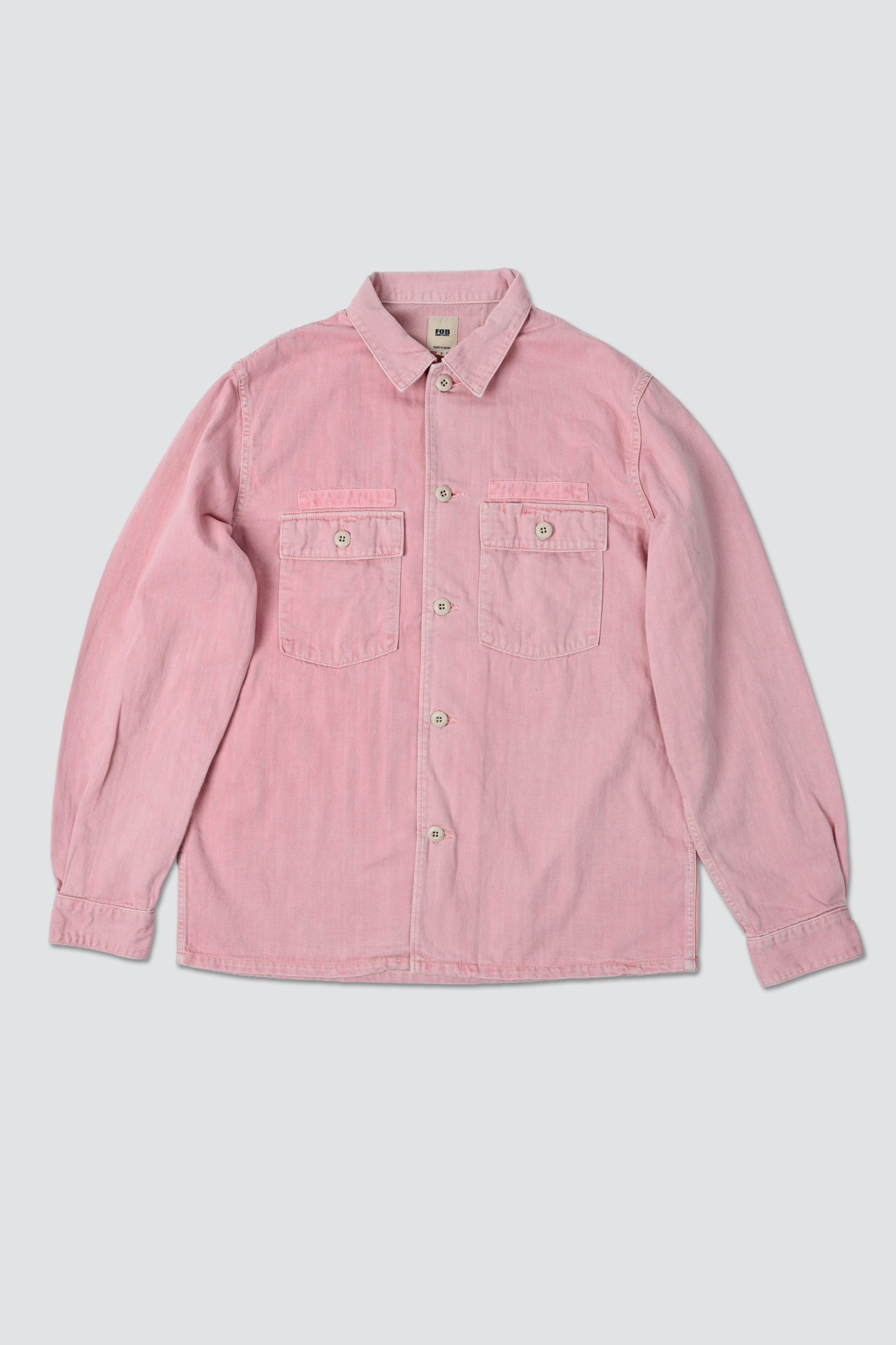 FOB FACTORY HBT Fatigue JACKET Pink