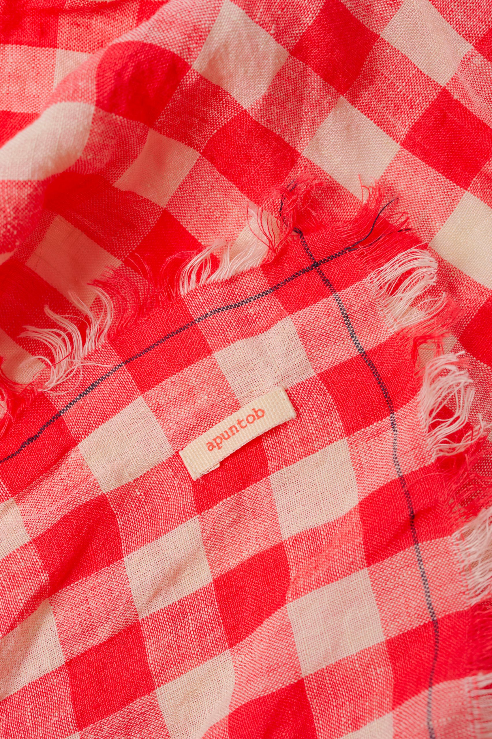 APUNTOB P1869/TS797  Scarf Vichy Strawberry