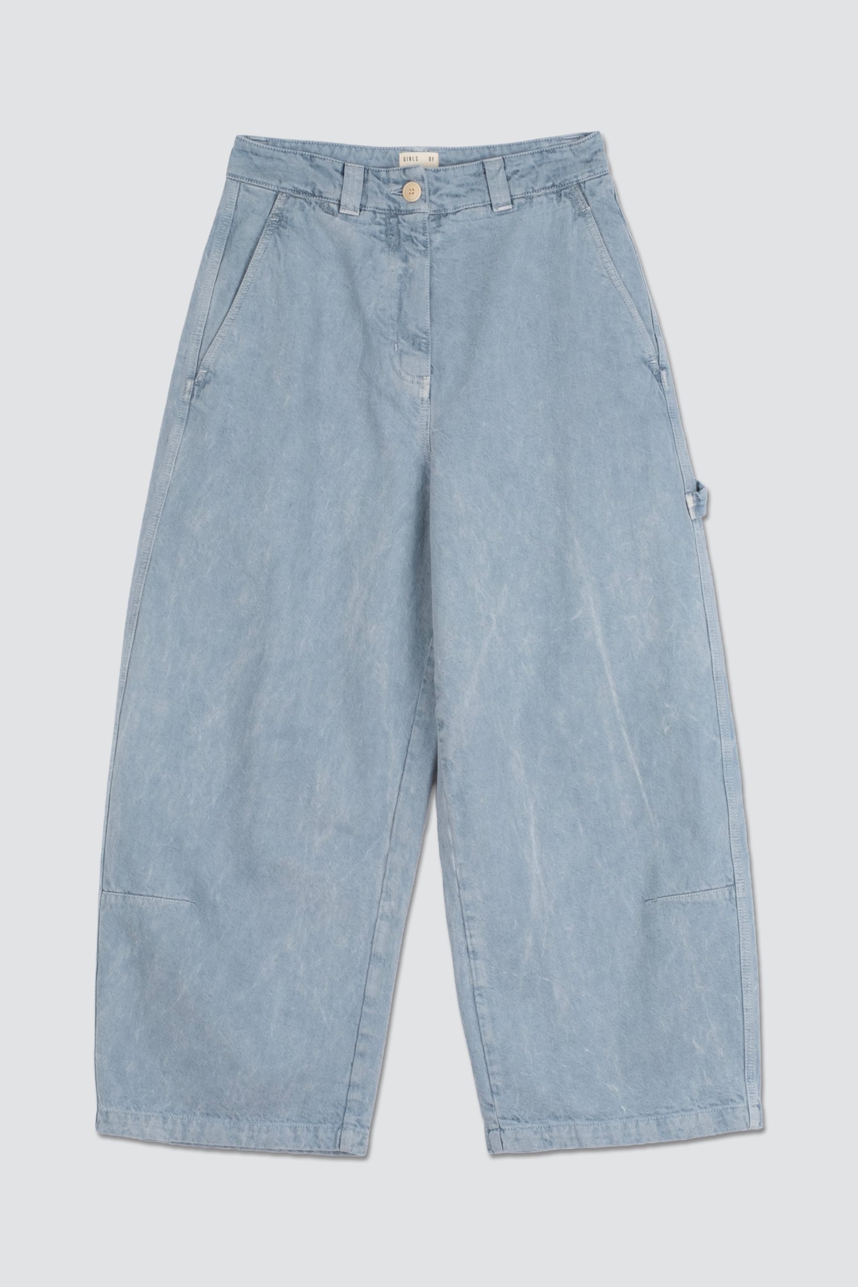 GIRLS OF DUST SUBMARINE Chino Color Denim Pearl Blue