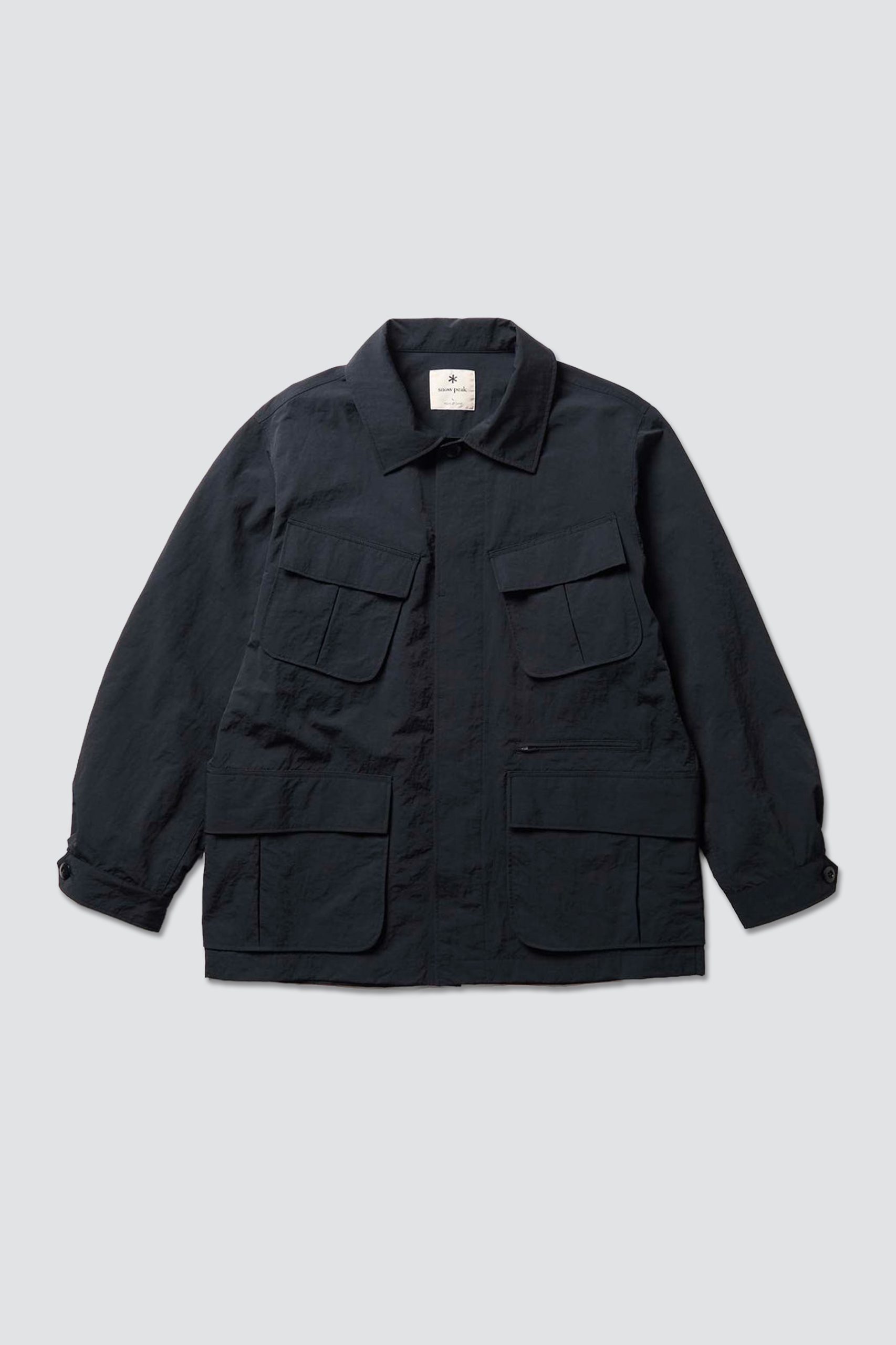 SNOWPEAK Nylon Washer Jacket black