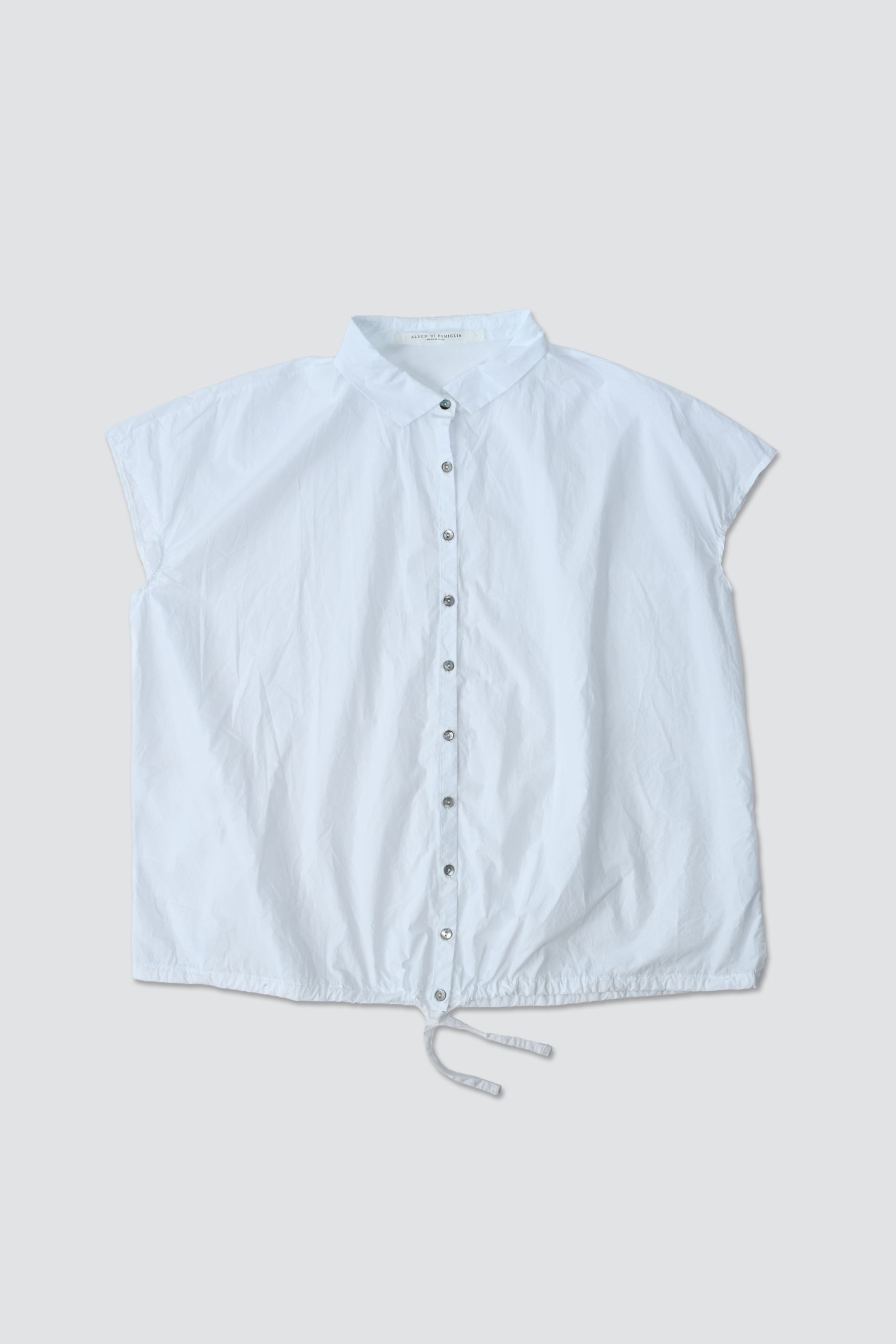 ALBUM DI FAMIGLIA 26S12 143 SHORT SLEEVELESS Shirt TC White