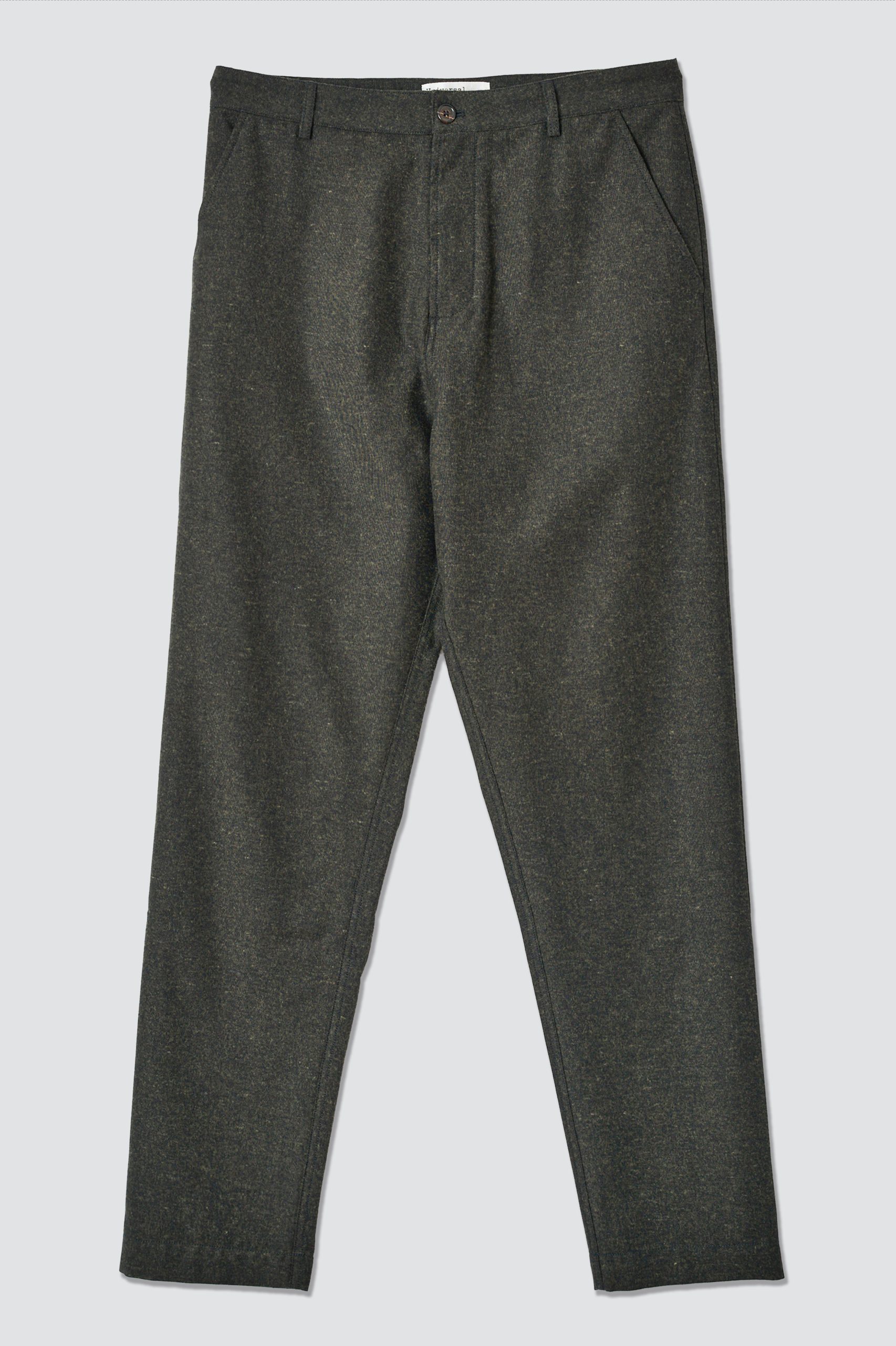 UNIVERSAL WORKS Olive Recycled Italian Tweed MILITARY Chino