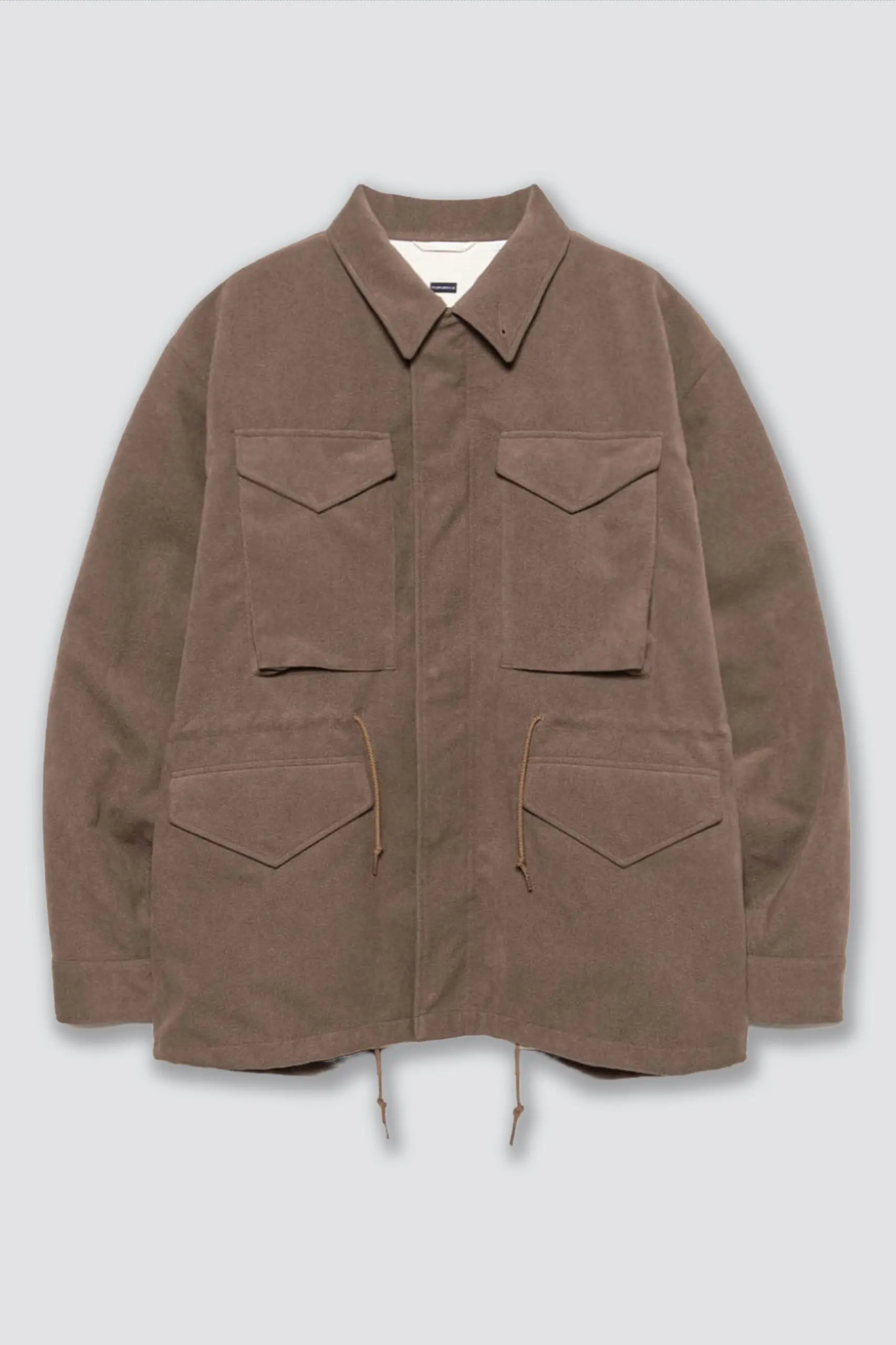 NANAMICA Synthetic Leather FIELD Jacket brown