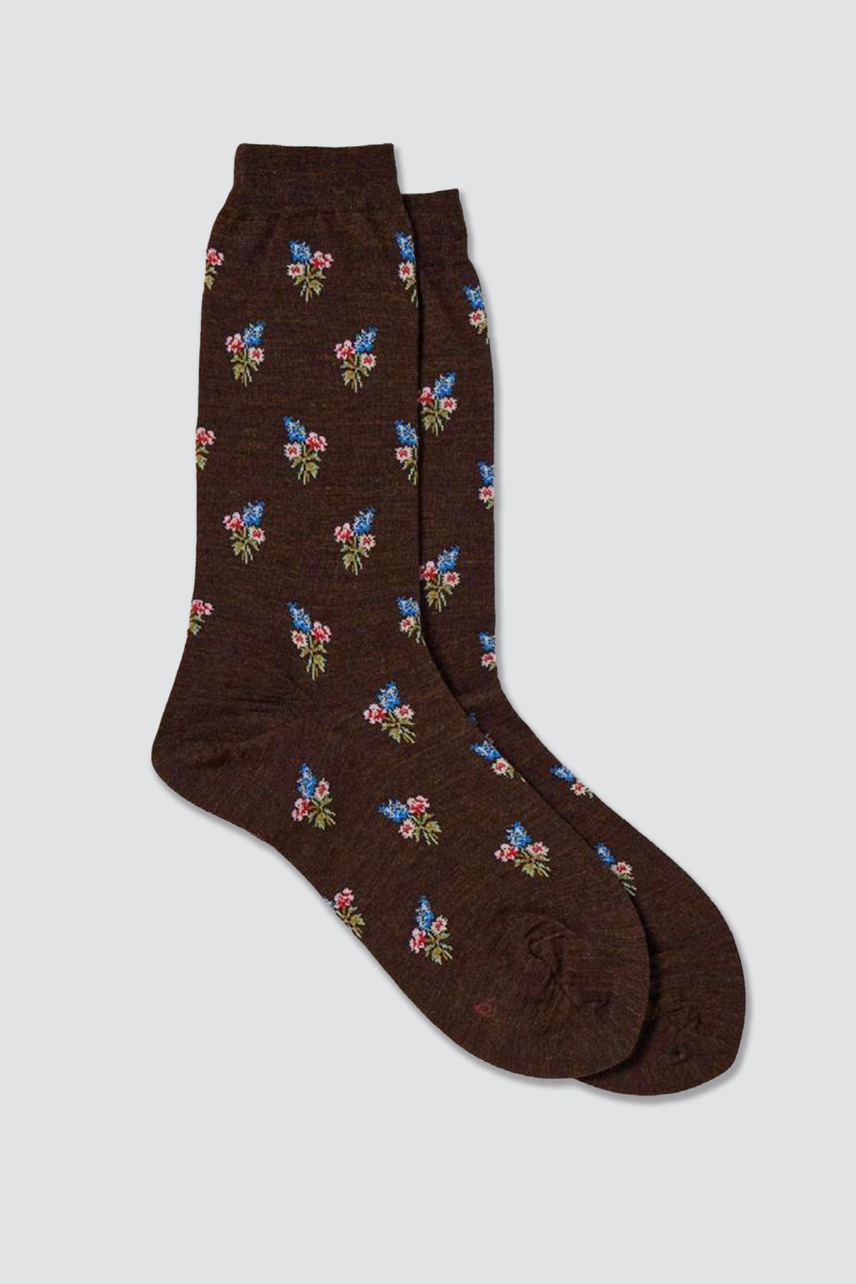 BABACO BA02-BN79 Small Bouquet Socks Burgundy