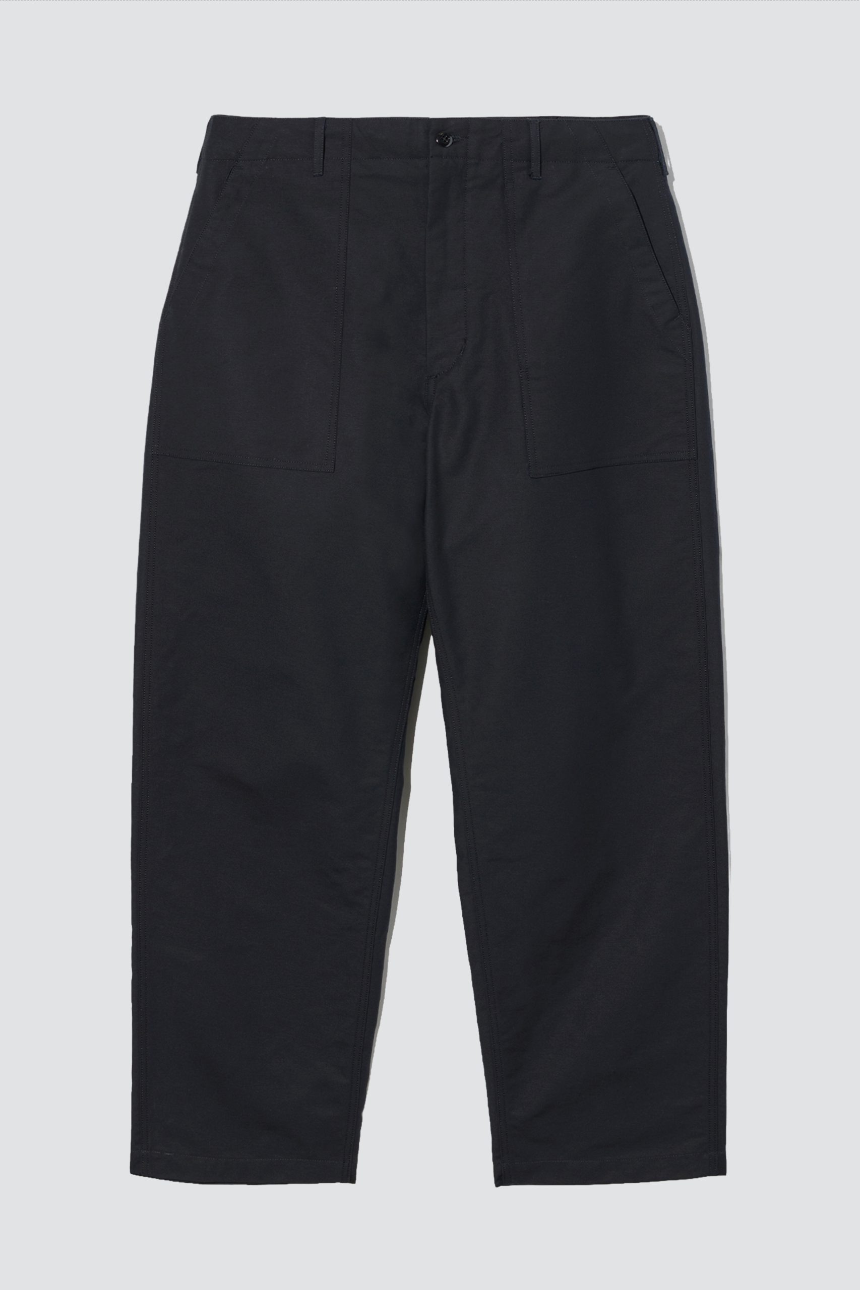 ENGINEERED GARMENTS FATIGUE Pant Black Cotton Double Cloth